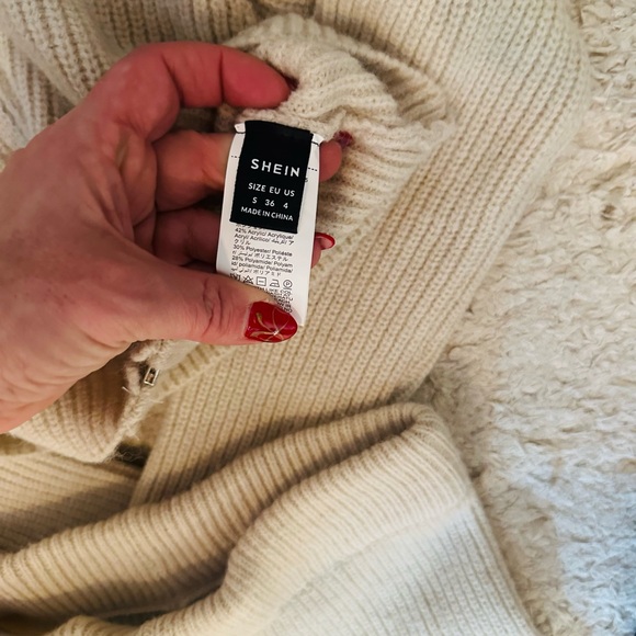 SHEIN Beige Knit Jumpsuit - Picture 2 of 2